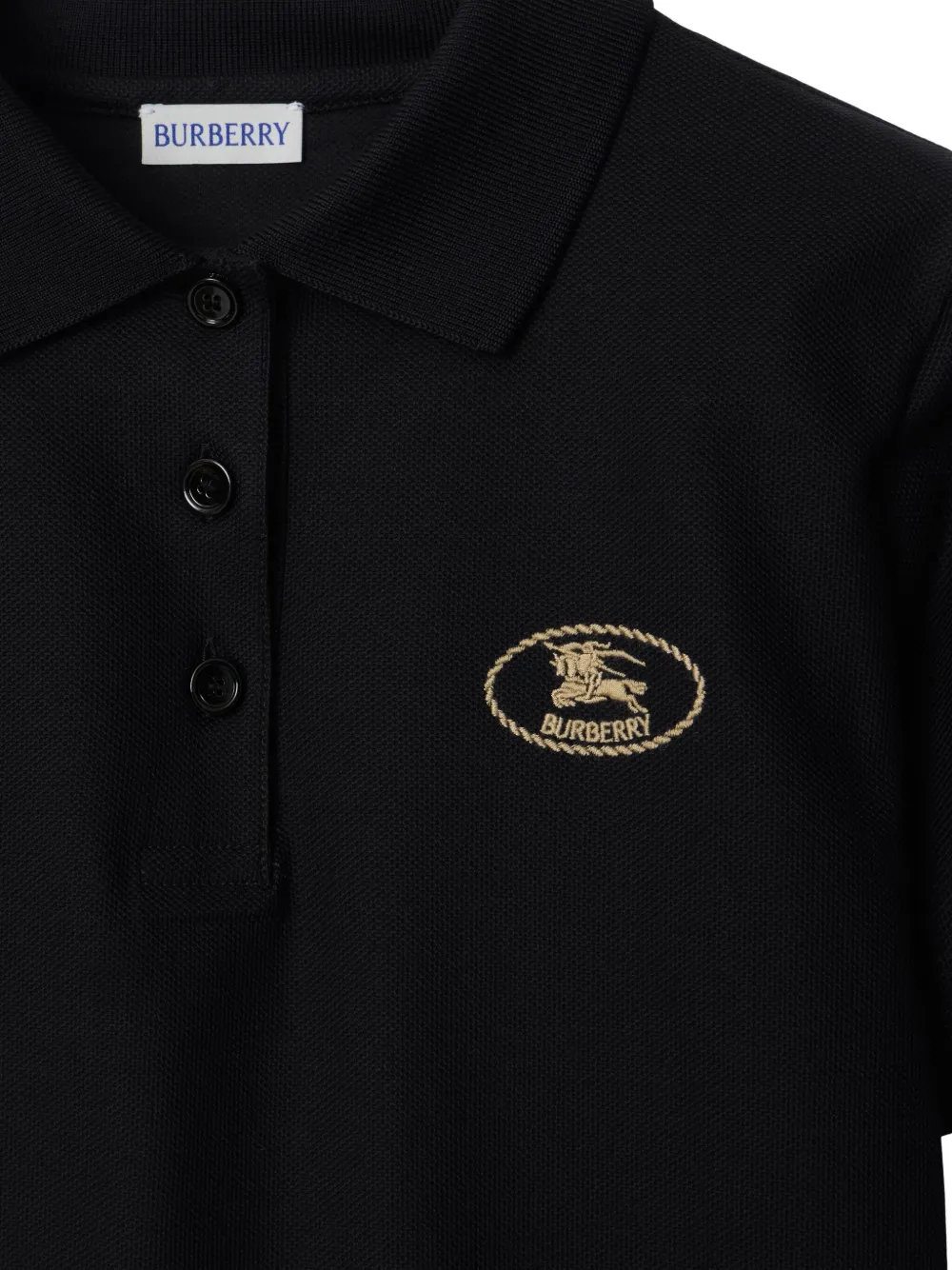 Burberry Katoenen poloshirt Zwart