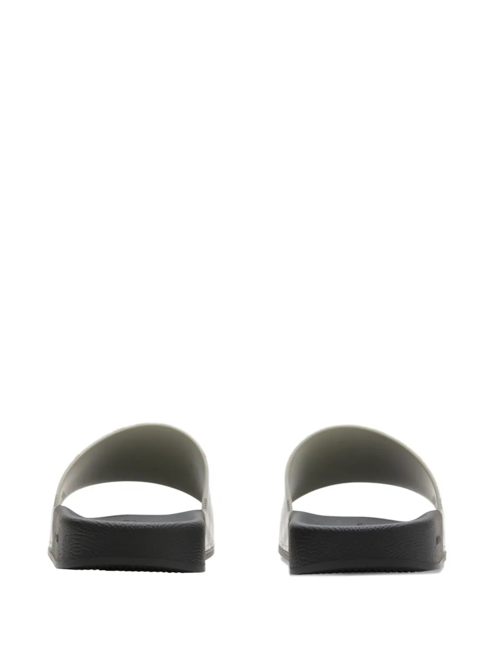 BURBERRY CHECKED SLIDES
