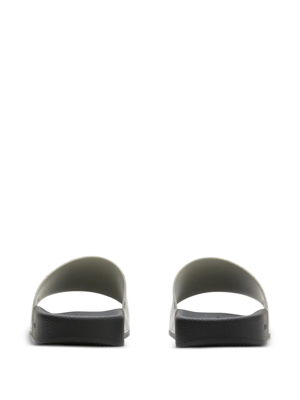 Burberry checked slides Neutrals
