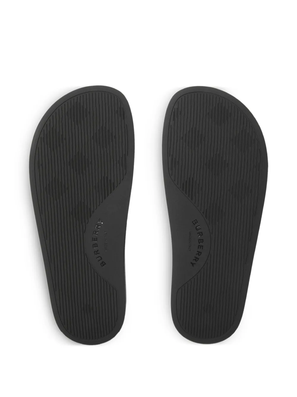 Burberry checked slides Neutrals