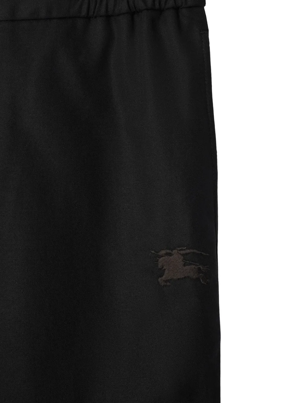 Burberry Kids Broek met EKD-applicatie Zwart