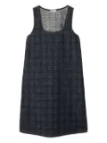 Burberry checked denim dress - Blue