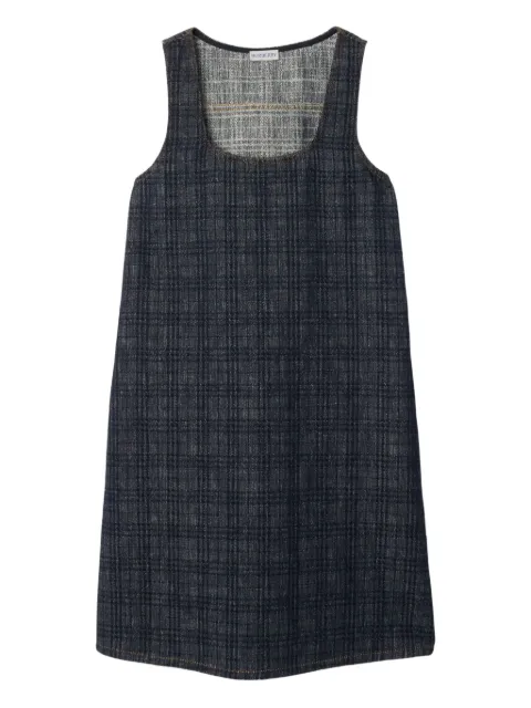 Burberry checked denim dress