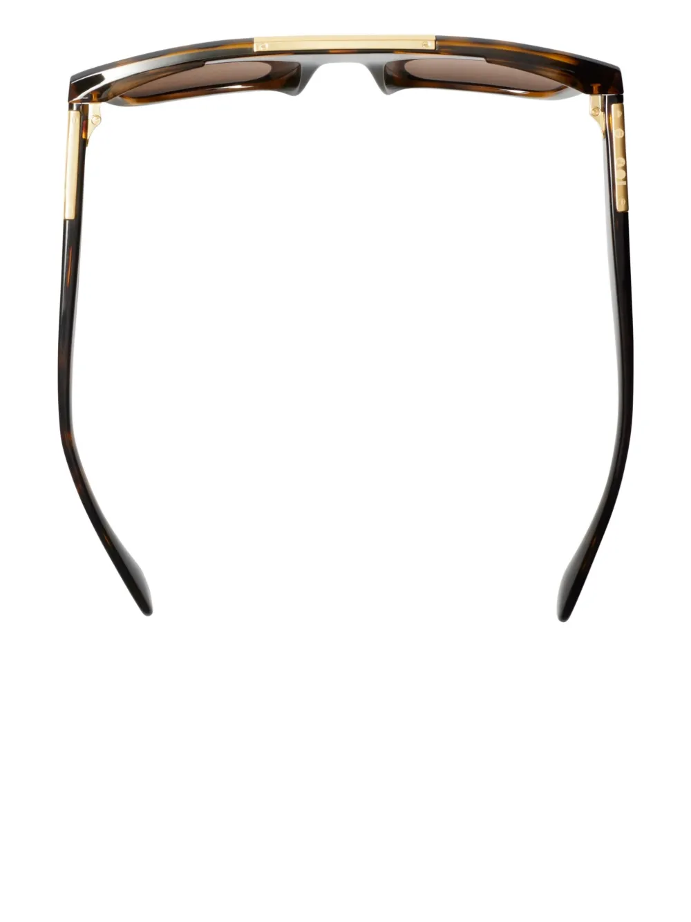 Burberry Eyewear Zonnebril met rechthoekig montuur Bruin
