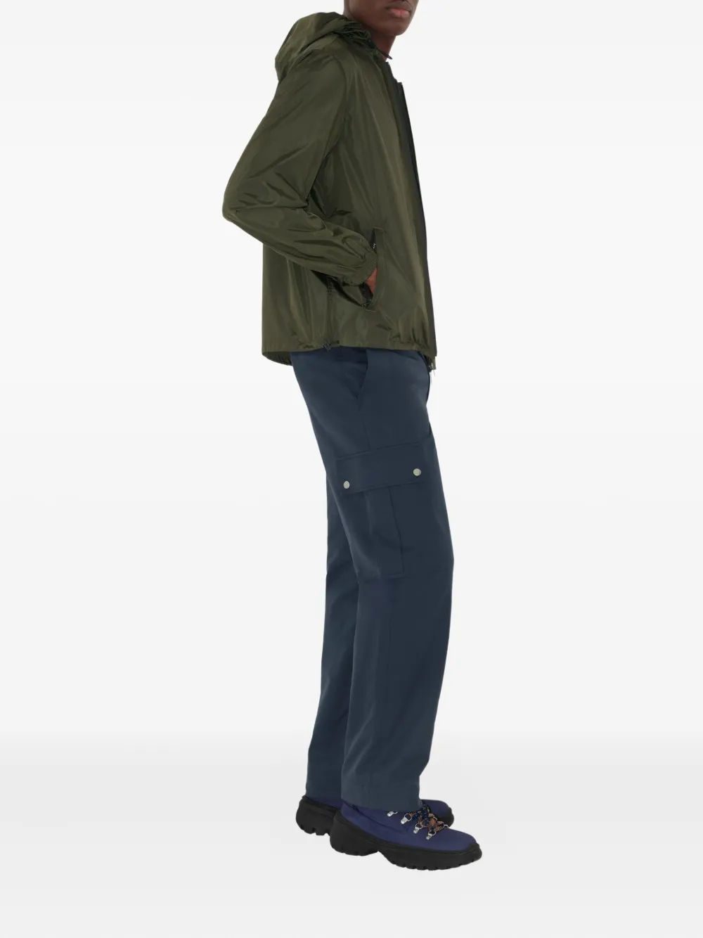 Burberry Jack met print Groen
