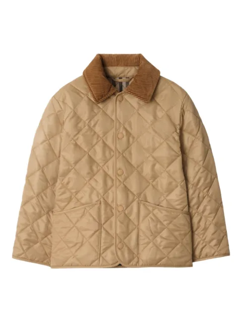 Burberry Kids جاكيت مبطن
