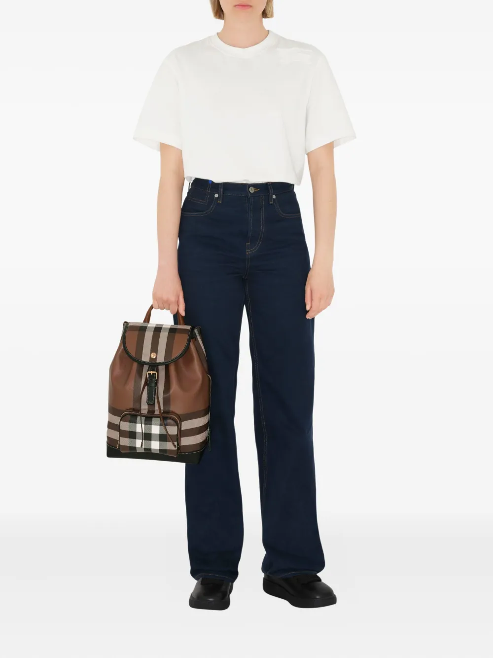 Burberry Vintage check rugzak - Bruin