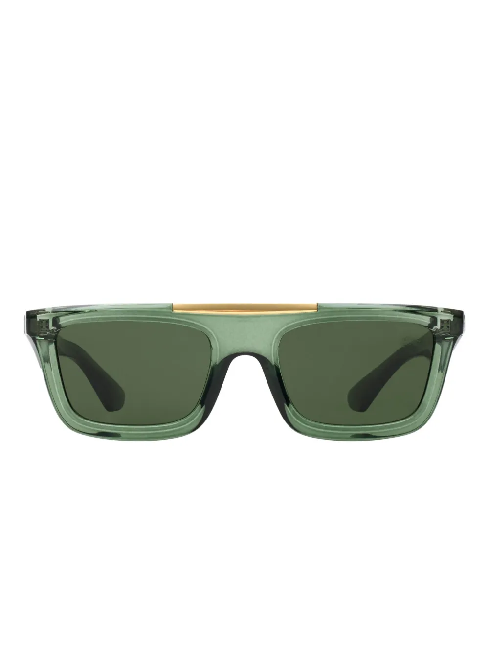 Burberry lentes de sol con armazón rectangular | verde | Image 1