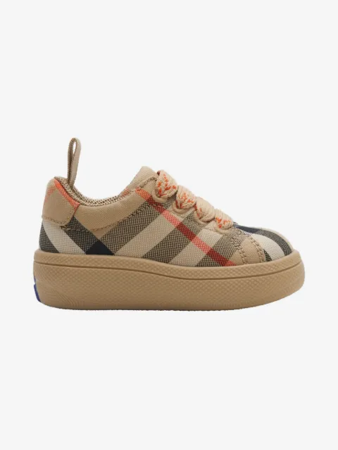 Burberry Kids rutiga sneakers