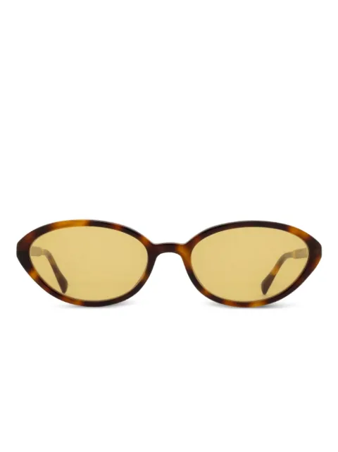 Mykita oval-frame tortoiseshell sunglasses
