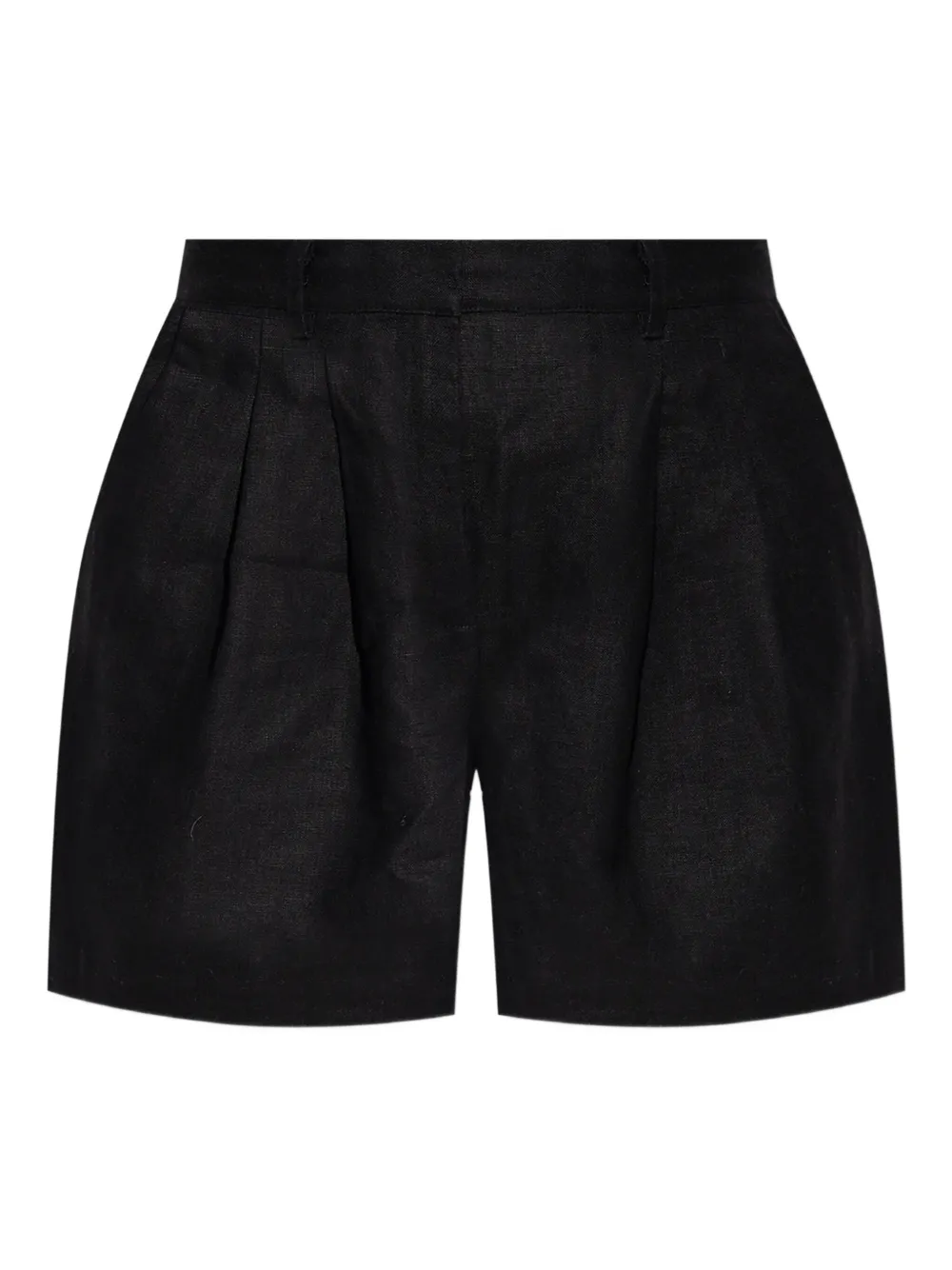 Posse bermudas con pinzas | negro | Image 1