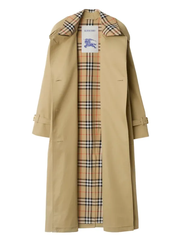 Burberry Trench Coat Castleford | Neutro | FARFETCH BR