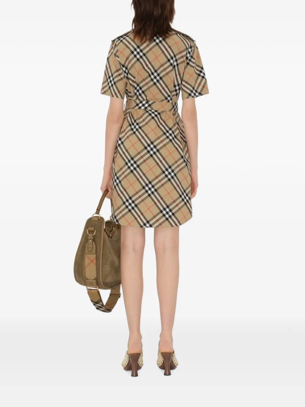 Burberry Katoenen shirtjurk Beige