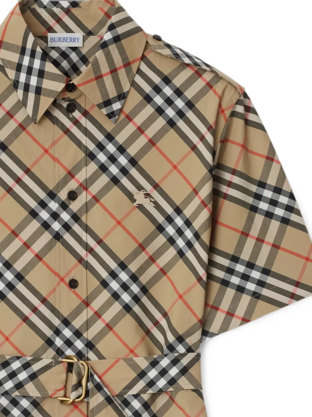 Burberry Katoenen shirtjurk Beige