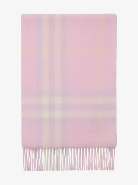 Burberry Check cashmere scarf