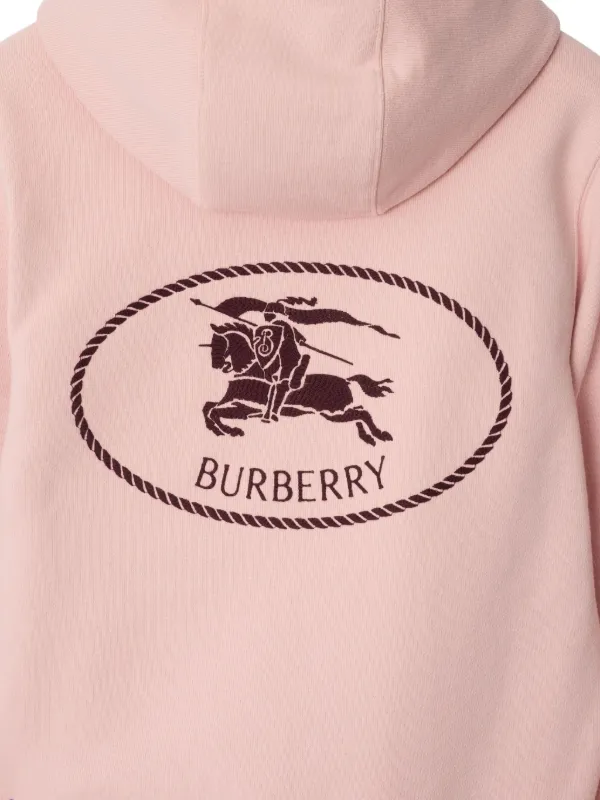 【送関込】Burberry☆バーバリー Knight stamp hoodie Knight Stamp Cotton Hoodie in Black - Men | Burberry® Official