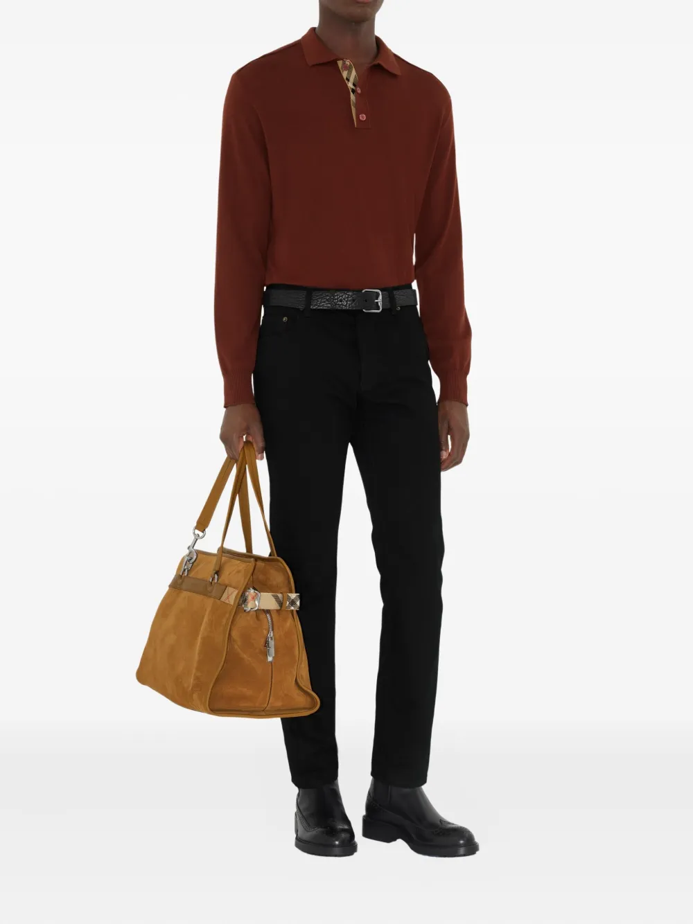 Burberry Slim-fit jeans Zwart
