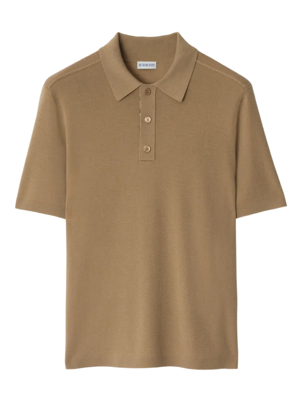 Burberry playera tipo polo tejida | marrón | Image 1