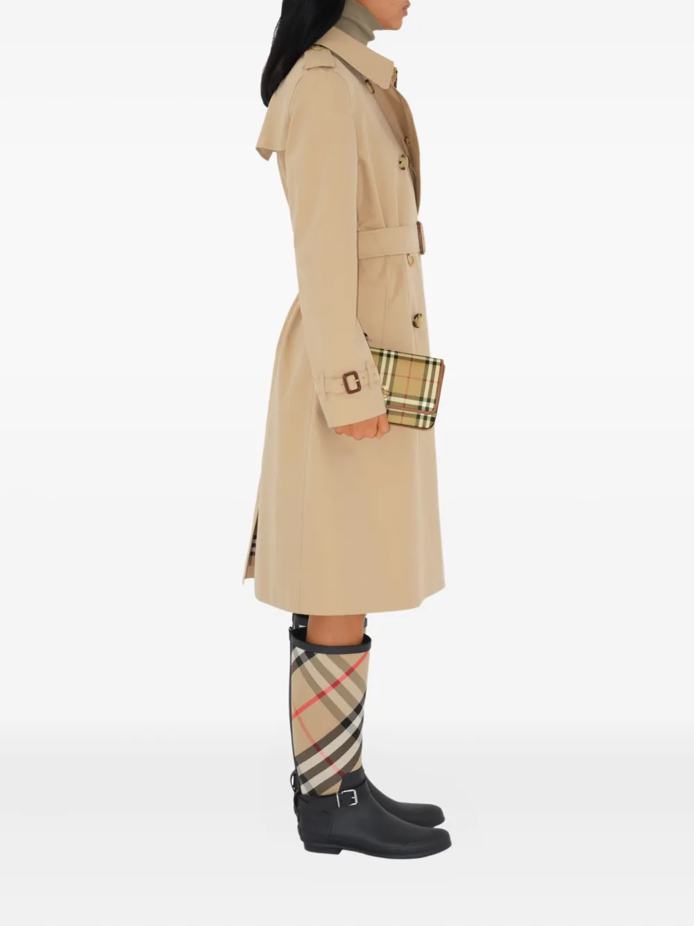 Burberry Hampshire kleine tas Beige