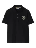 Burberry logo polo top - Black