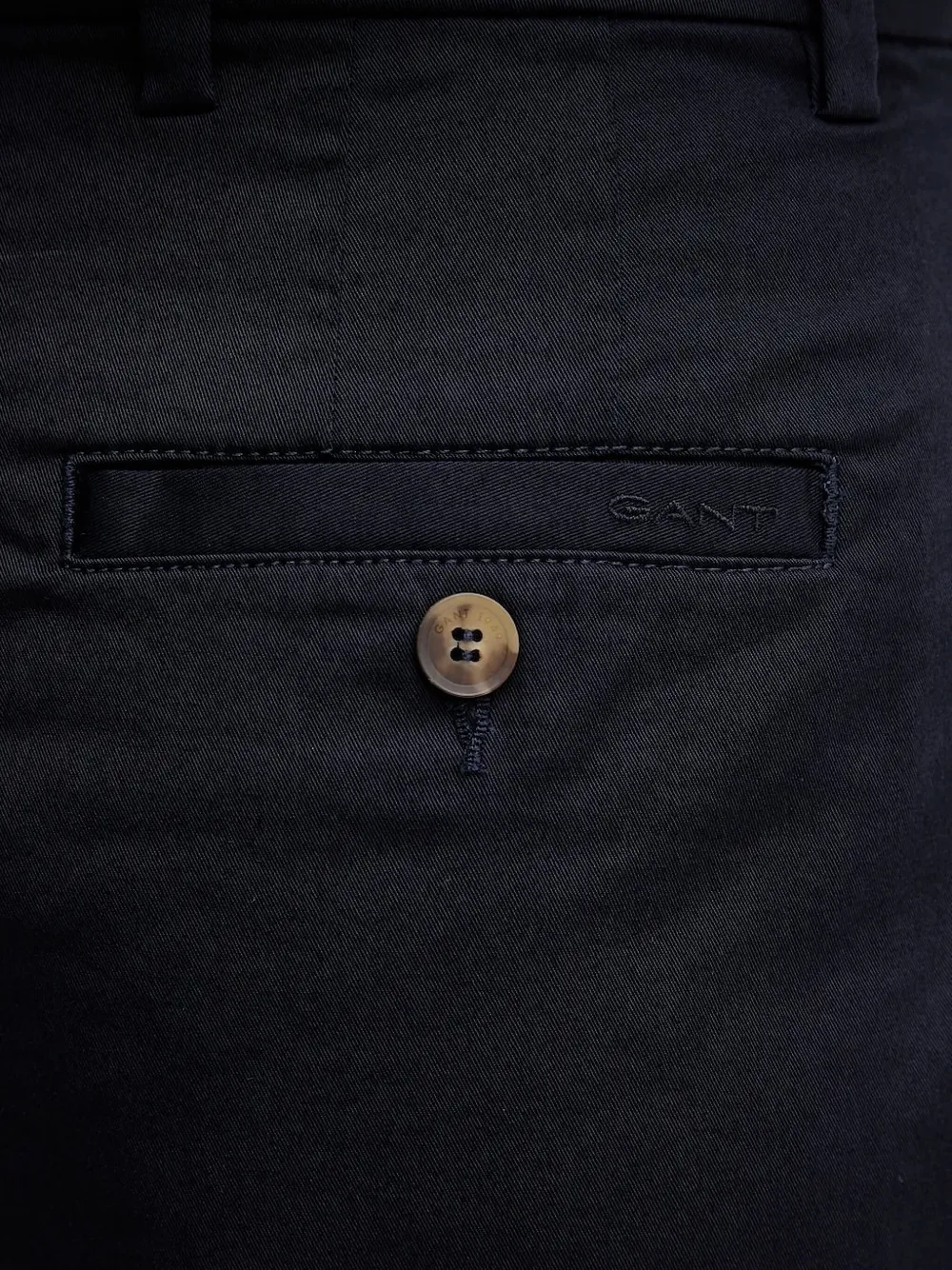 Gant Button-fastening Trousers In Blue