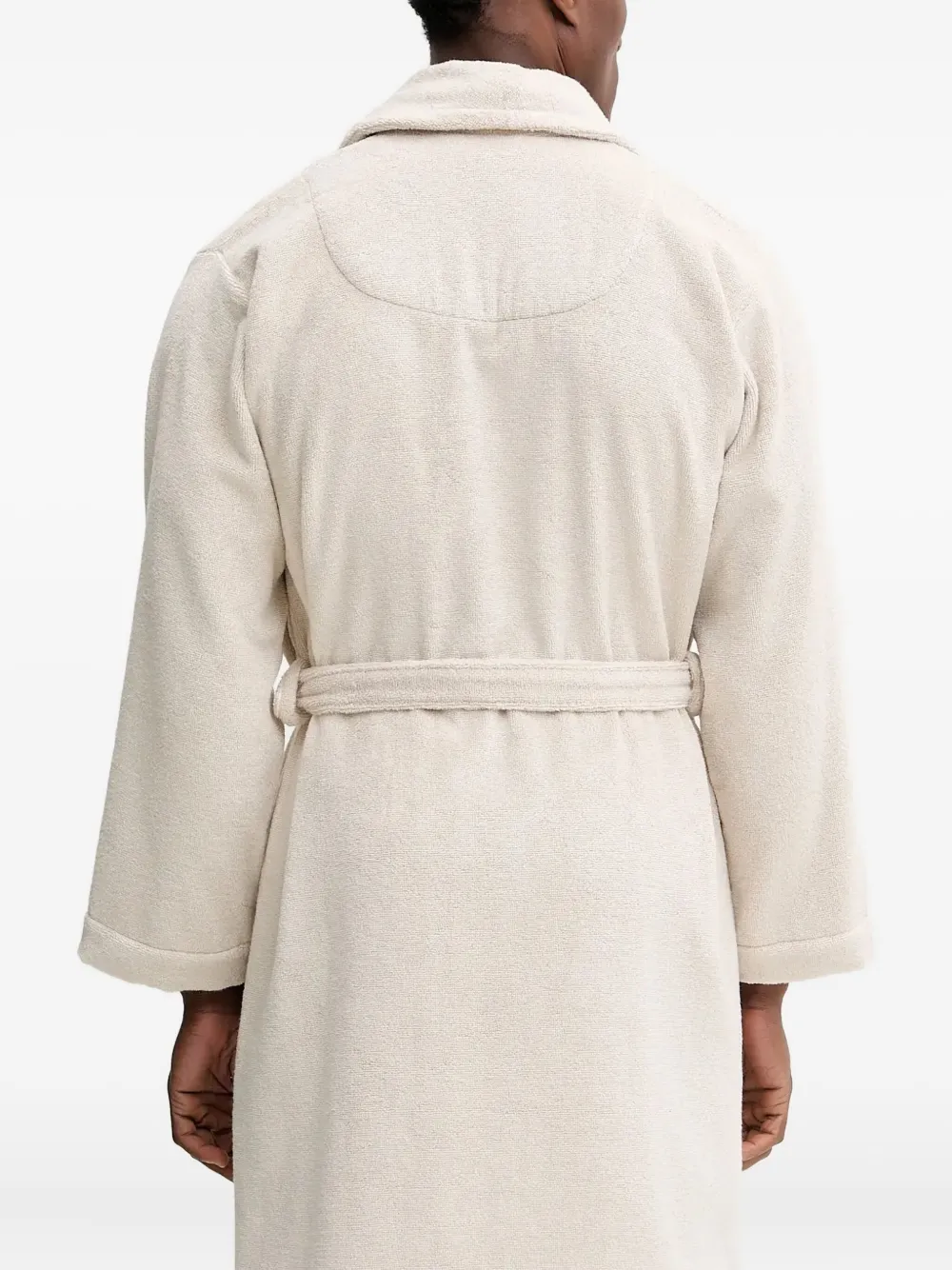 Gant Shawl-collar Robe In Orange