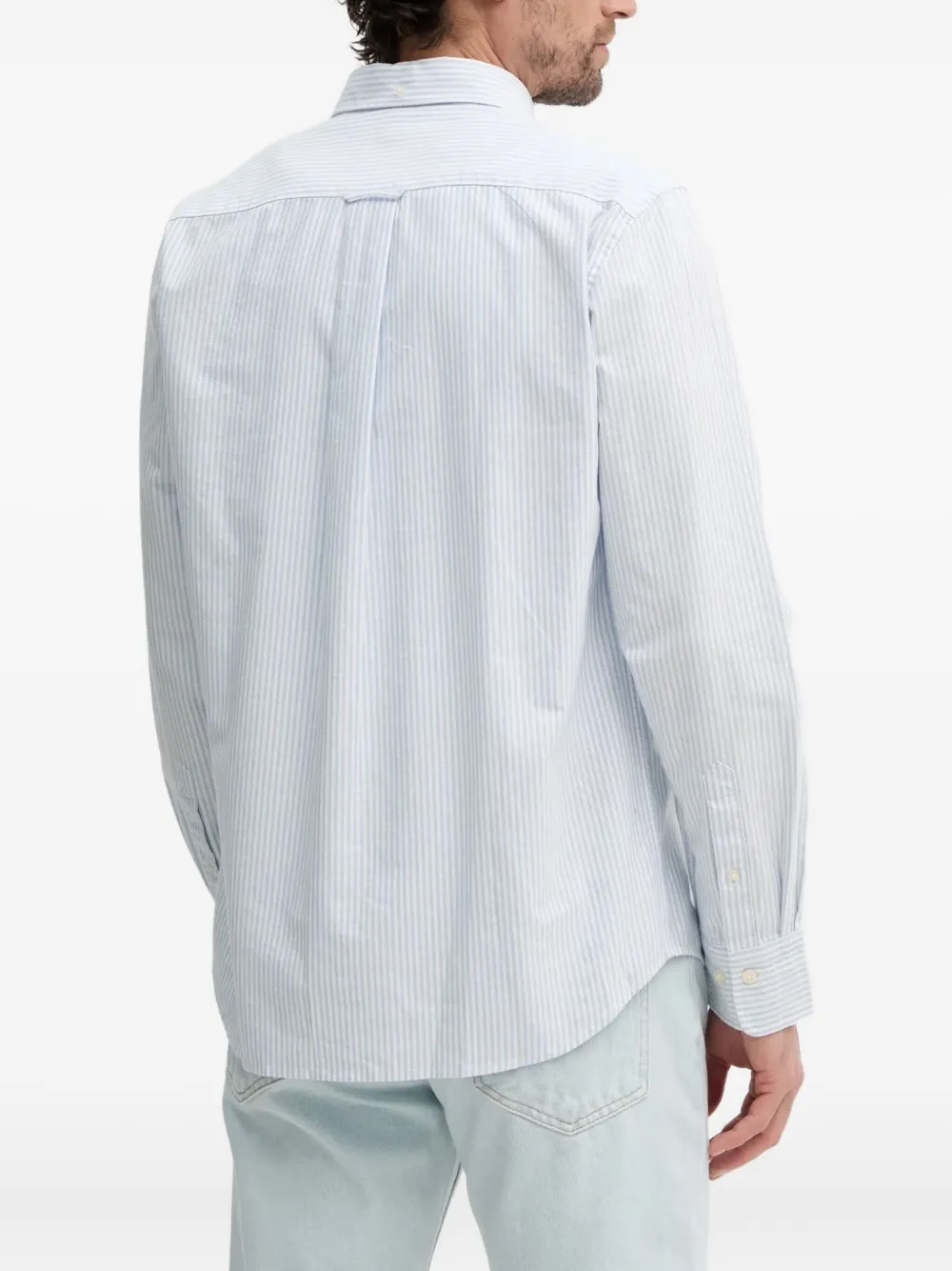 Gant Gestreept overhemd Blauw