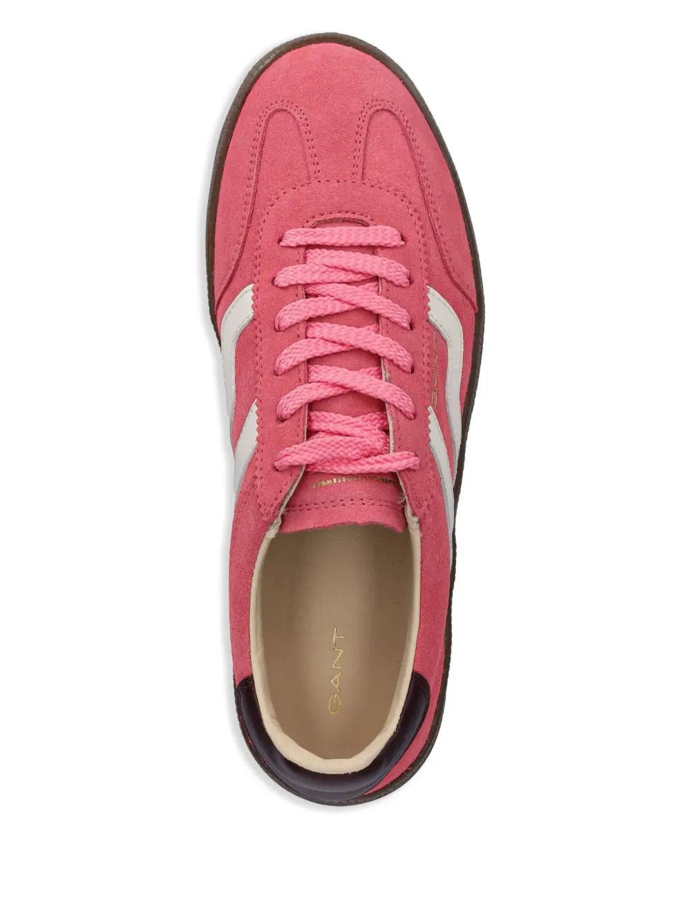 Gant Suède low-top sneakers Roze
