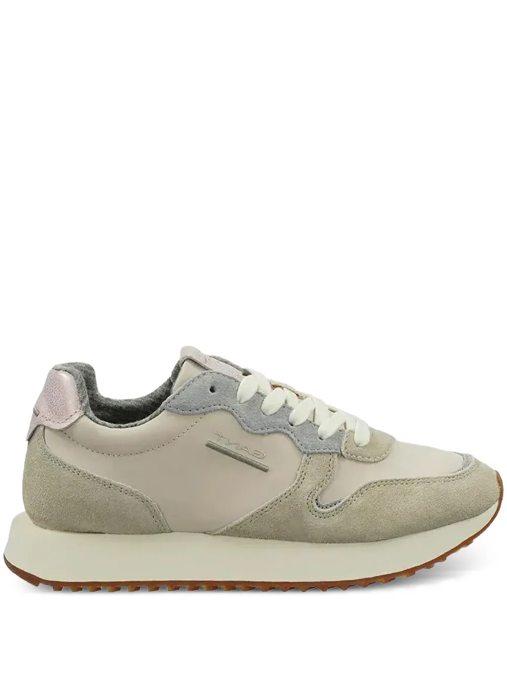 Gant suede panelled trainers | Neutrals | Image 1