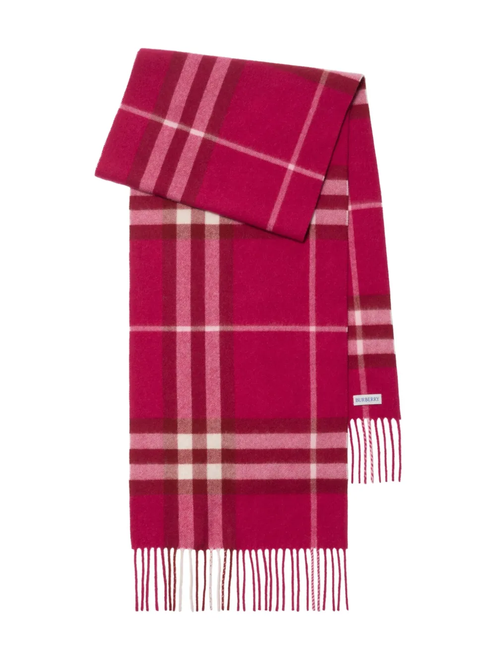 Burberry Checked Cashmere Scarf