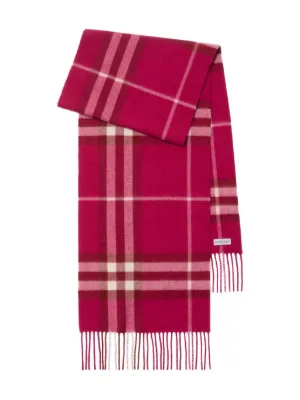 Burberry Cachecol De Cashmere Xadrez | Azul | FARFETCH BR