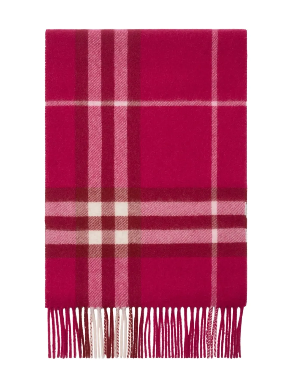Burberry checked cashmere scarf | Women | Image 2