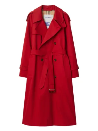 Burberry Castleford Trench Coat | Red | FARFETCH UK