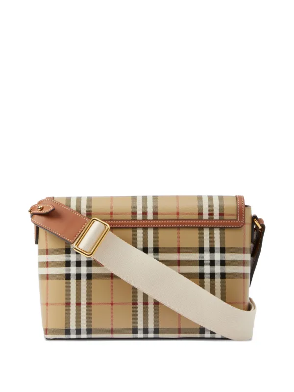 Burberry Checked Cross Body Bag | Neutrals | FARFETCH