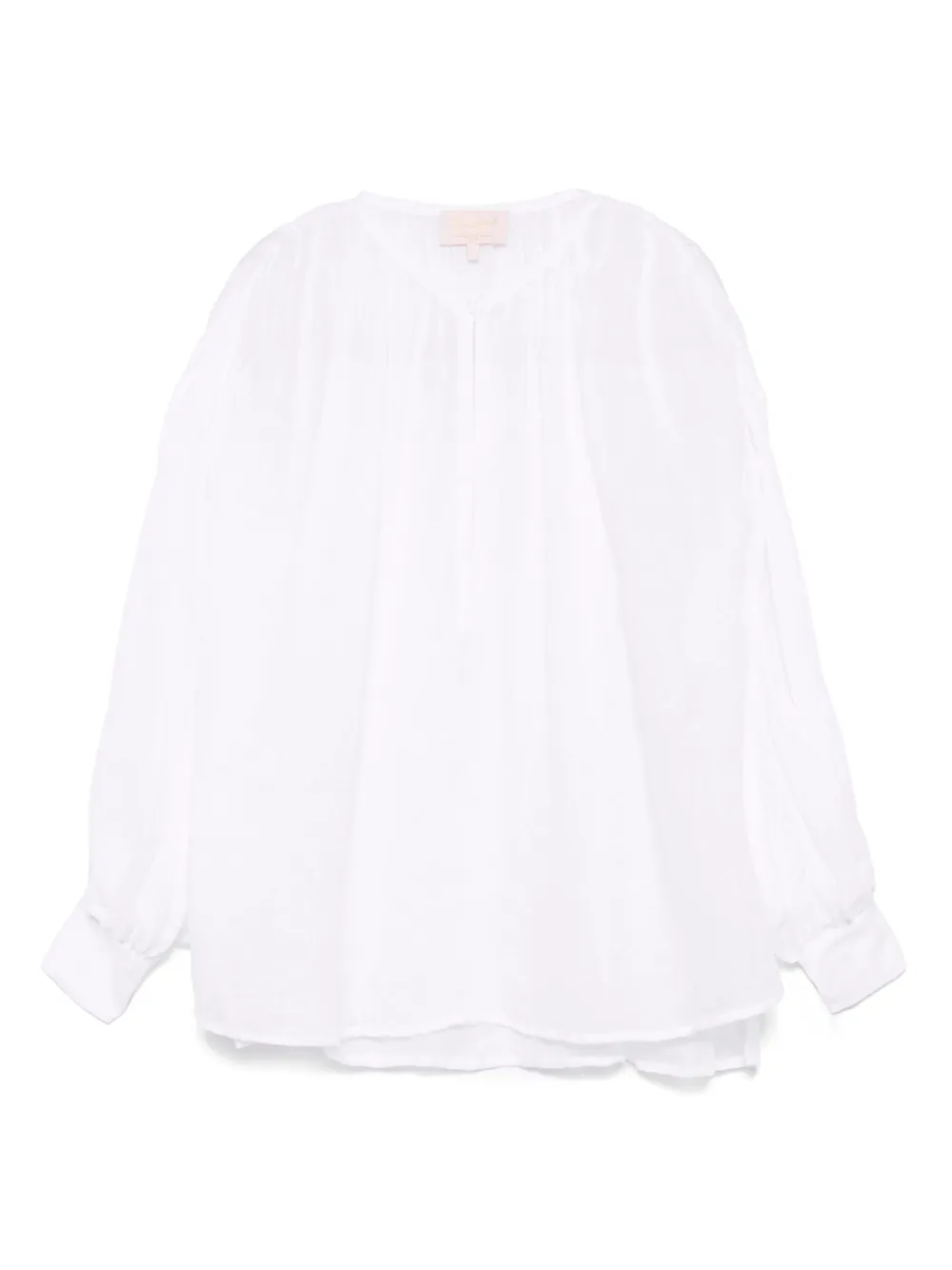 LUISA SPAGNOLI Blusa in lino - Bianco