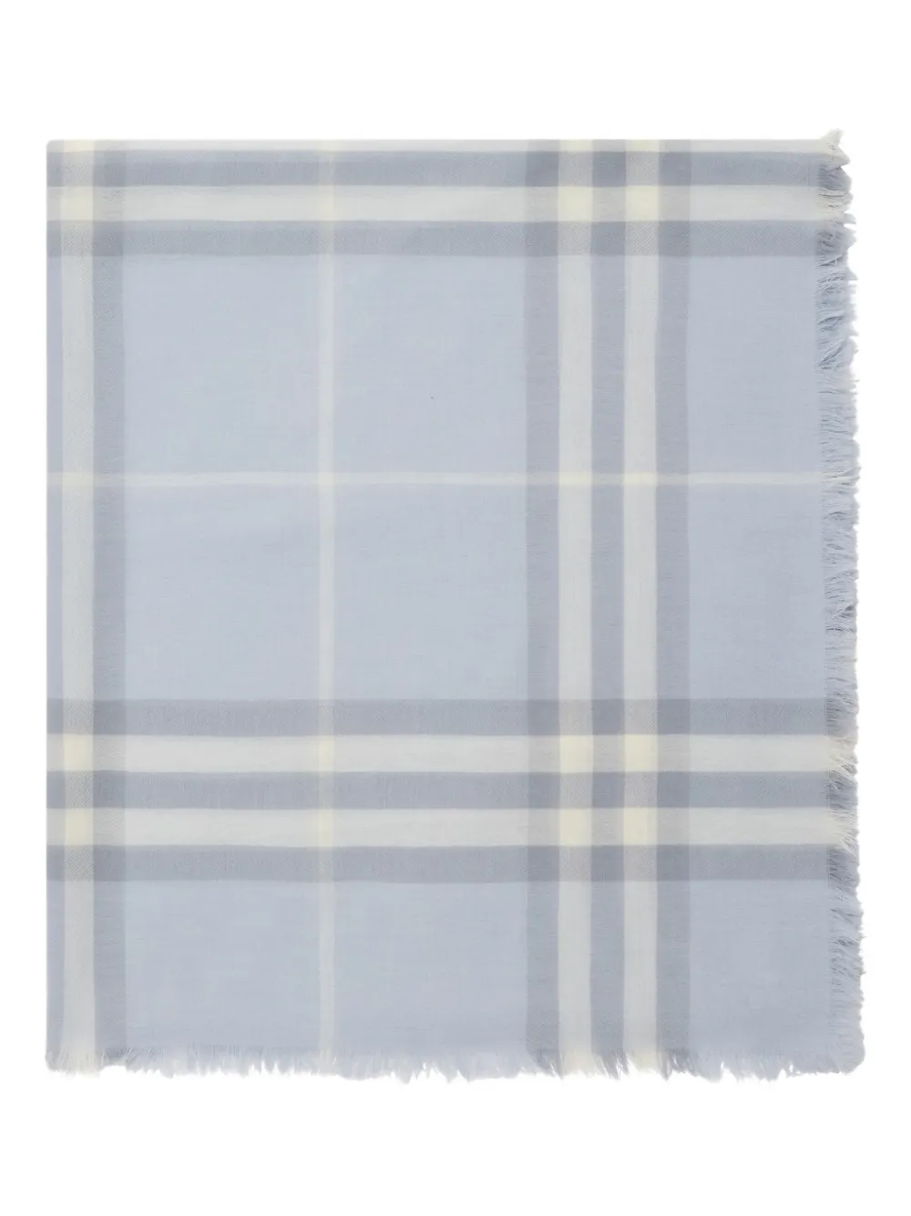 Burberry checked wool scarf | Men | Image 2