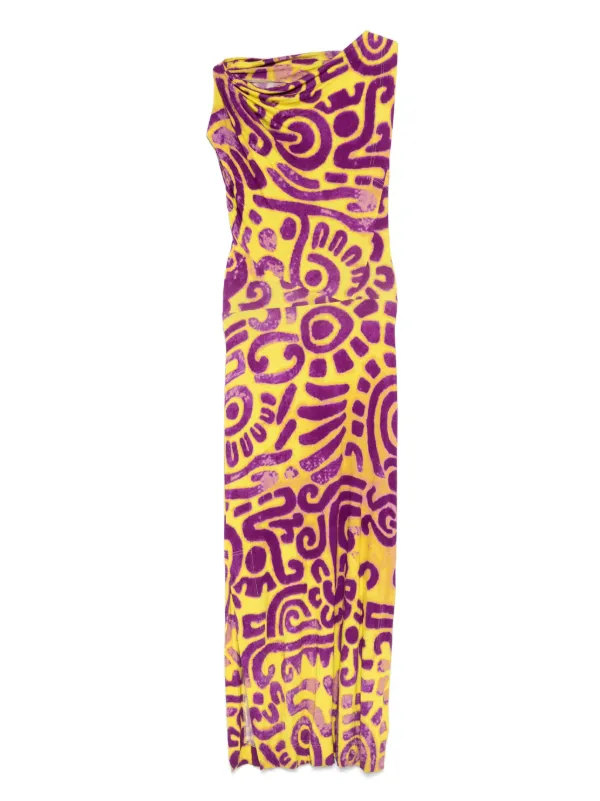 Vivienne Westwood Pre-Owned 2014s abstract-print Midi Dress