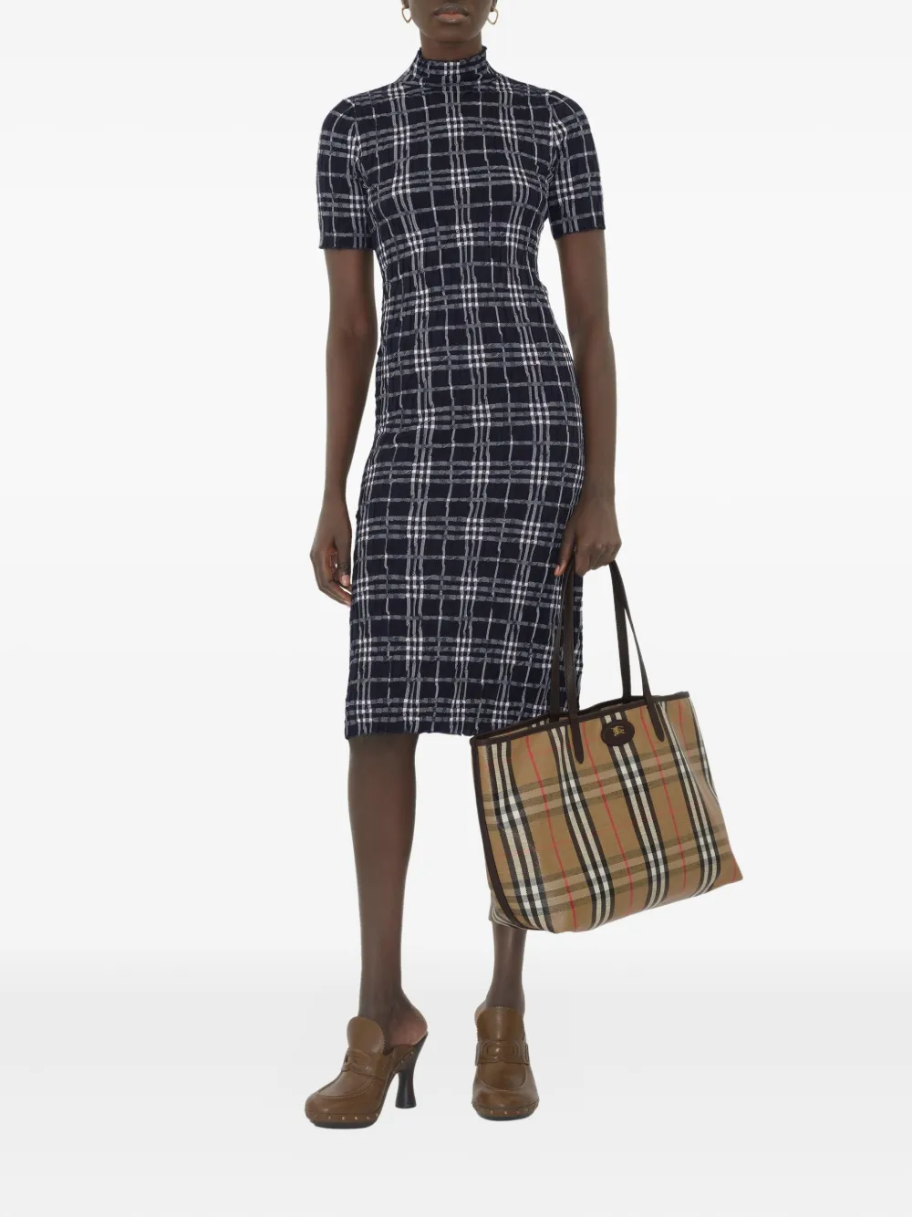 Burberry Highlands medium shopper Bruin