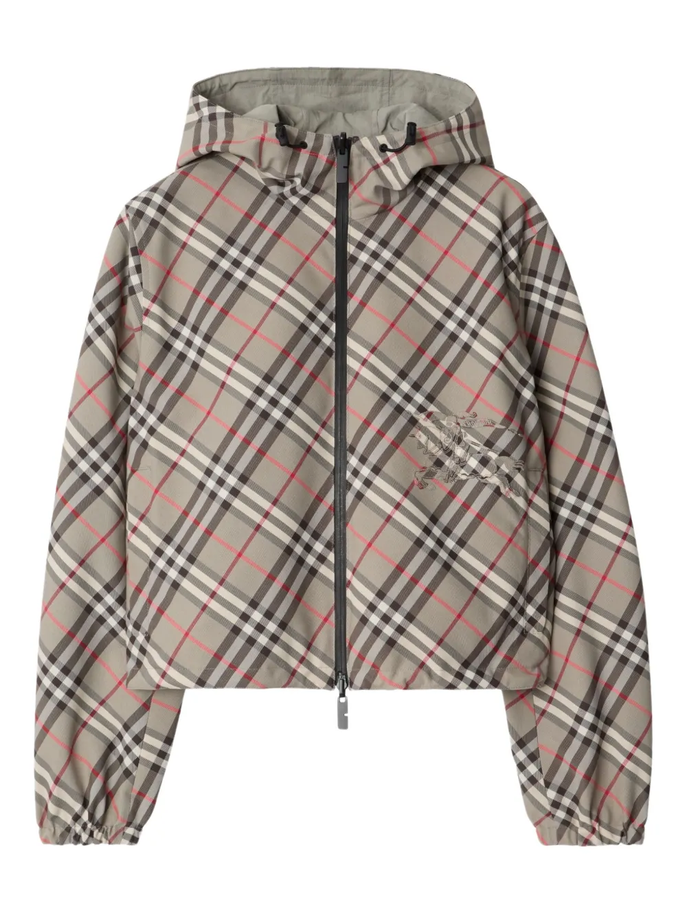 Burberry Omkeerbaar geruit jack Beige