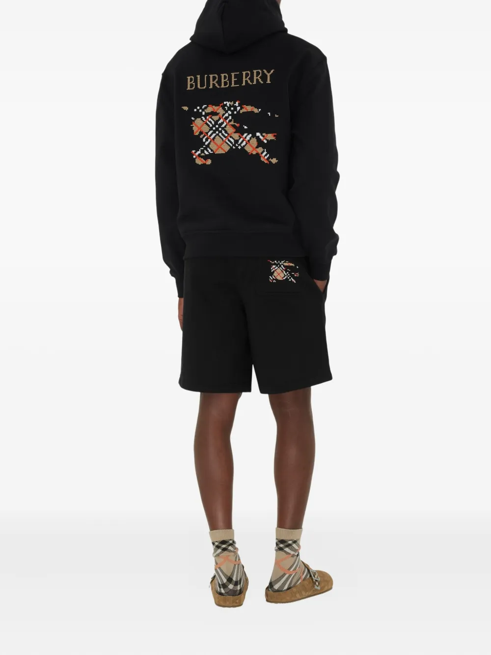 Burberry Equestrian Knight Straight Leg Shorts