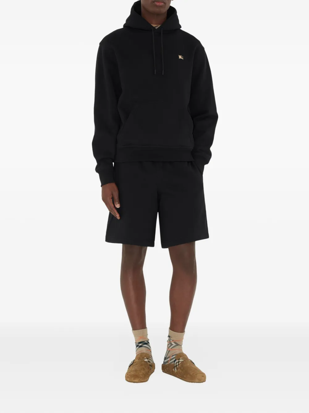 Burberry Equestrian Knight Straight Leg Shorts