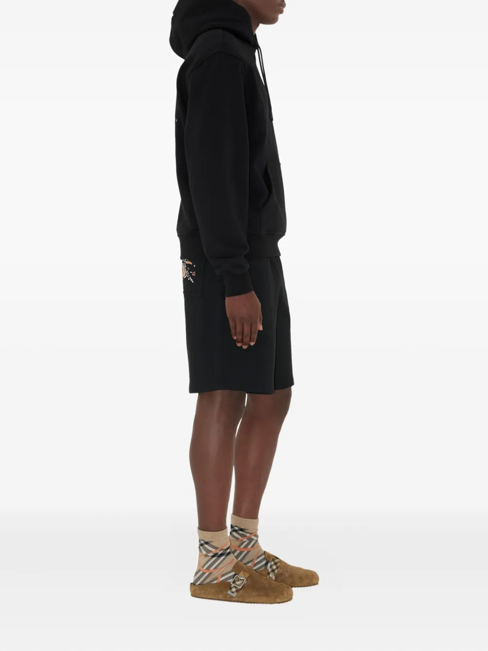 Burberry Equestrian Knight Straight Leg Shorts