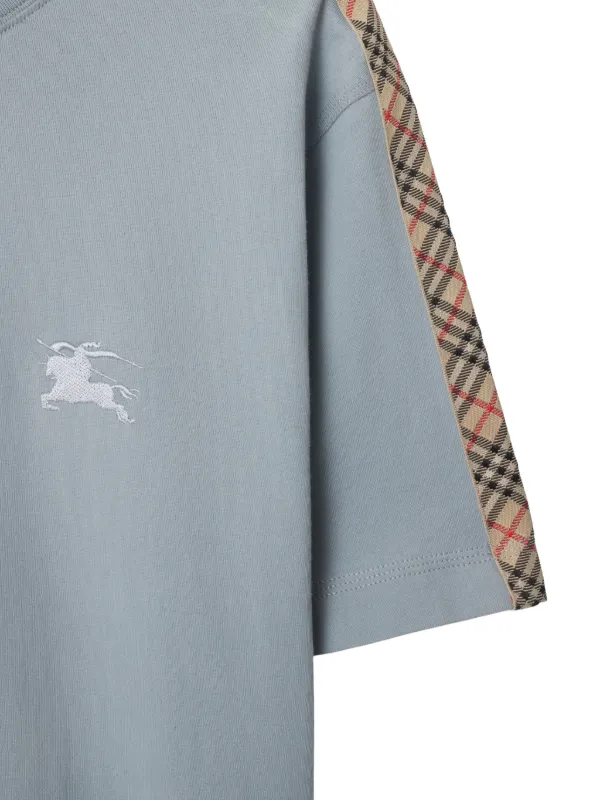 Burberry Cotton t-shirt | Blue | FARFETCH PL