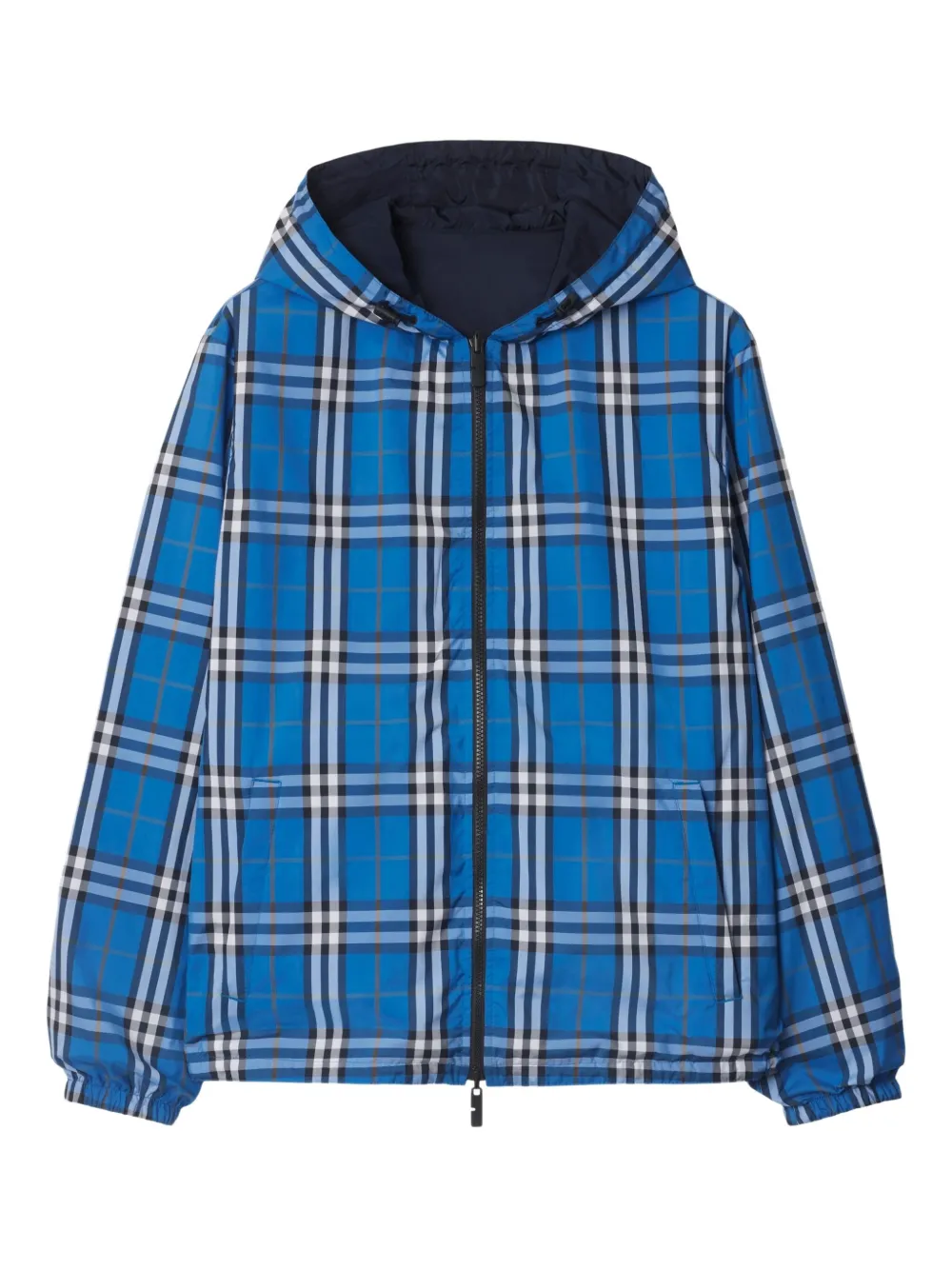 Burberry checked reversible jacket | Blue | Image 1