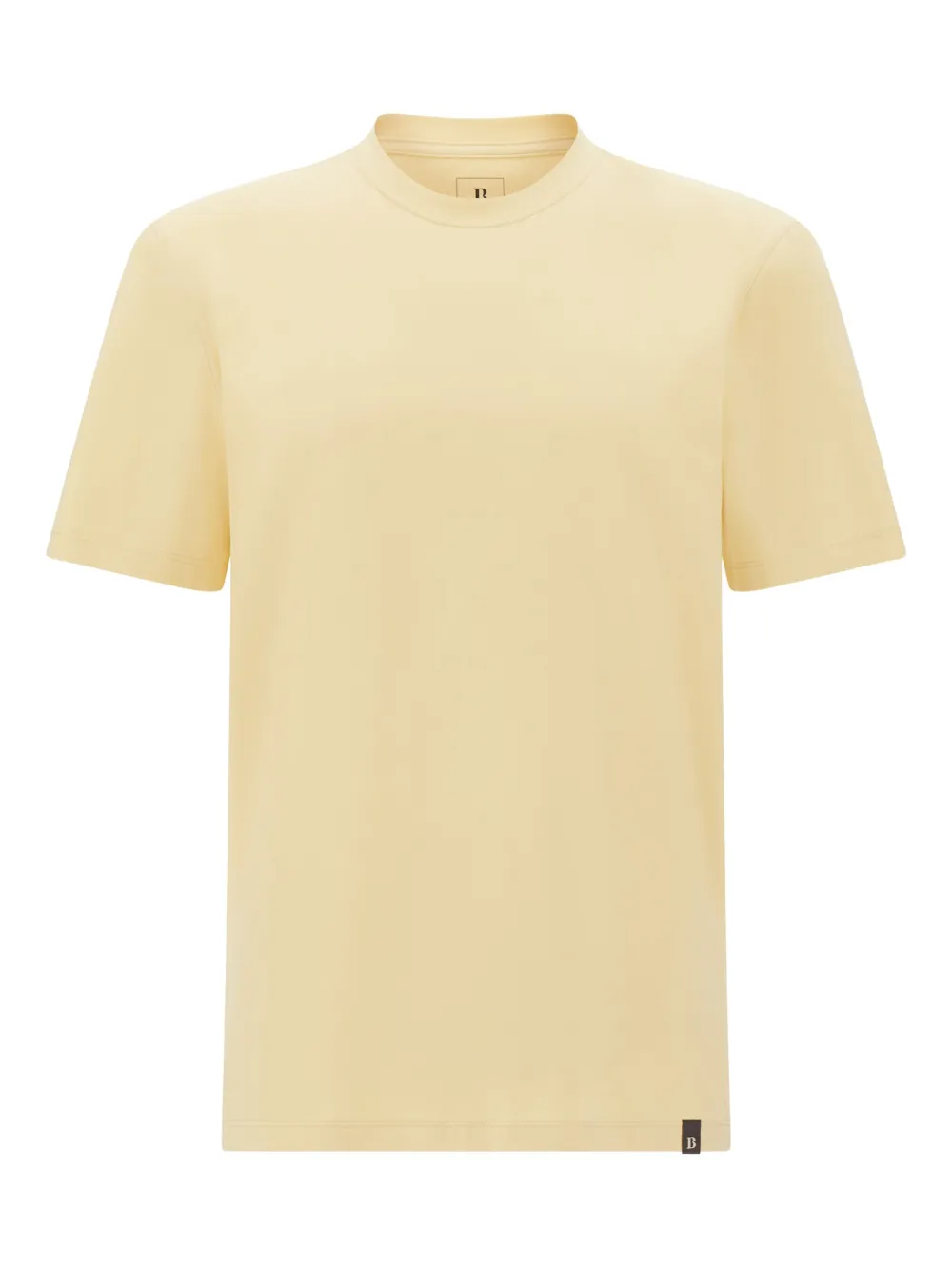 Boggi Milano T-Shirt In Stretch Supima Cotton - イエロー Boggi Milano T-Shirt In Stretch Supima Cotton - イエロー