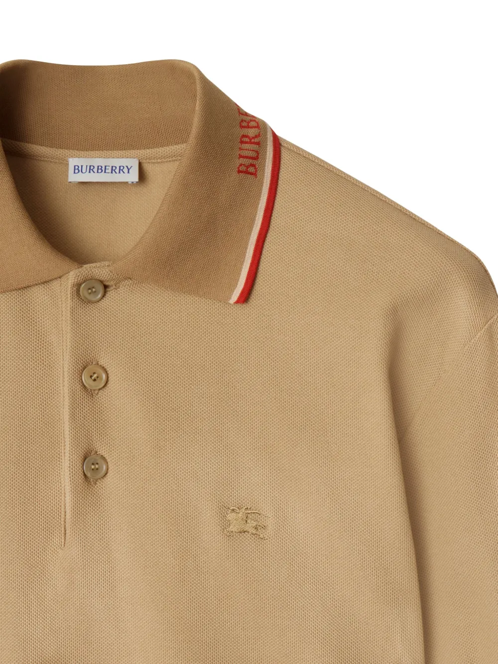 Burberry Katoenen poloshirt Beige