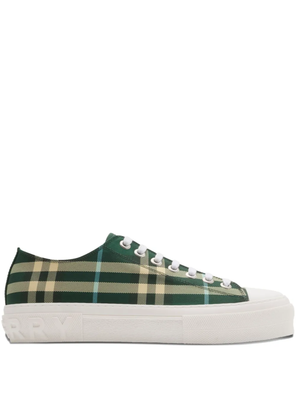 Burberry checkered sneakers Green