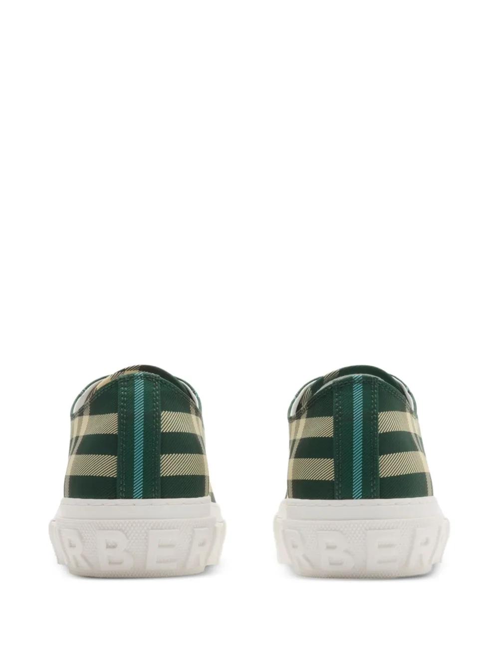 Burberry checkered sneakers Green