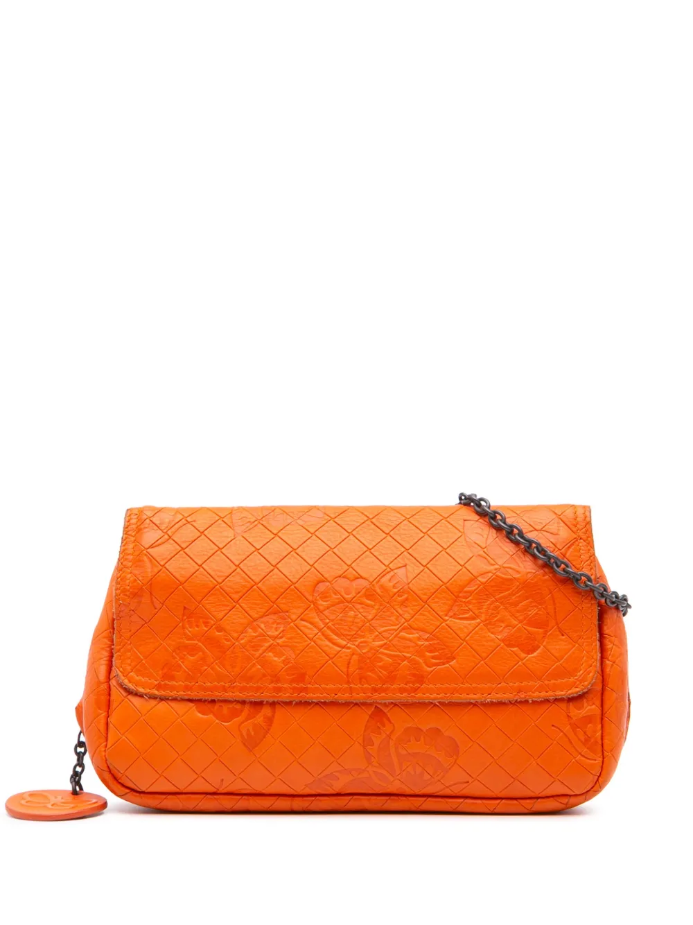 2012-2024 Leather Intrecciomirage Butterfly Chain Flap crossbody bag