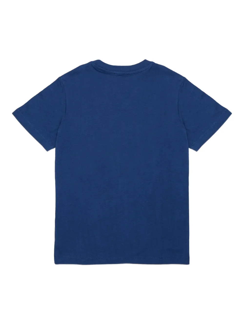 Diesel Kids logo-print cotton T-shirt Blauw